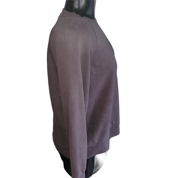 Shambhala Dark Brown Crew Neck Pullover Sweatshirt L - Picture 3 of 6